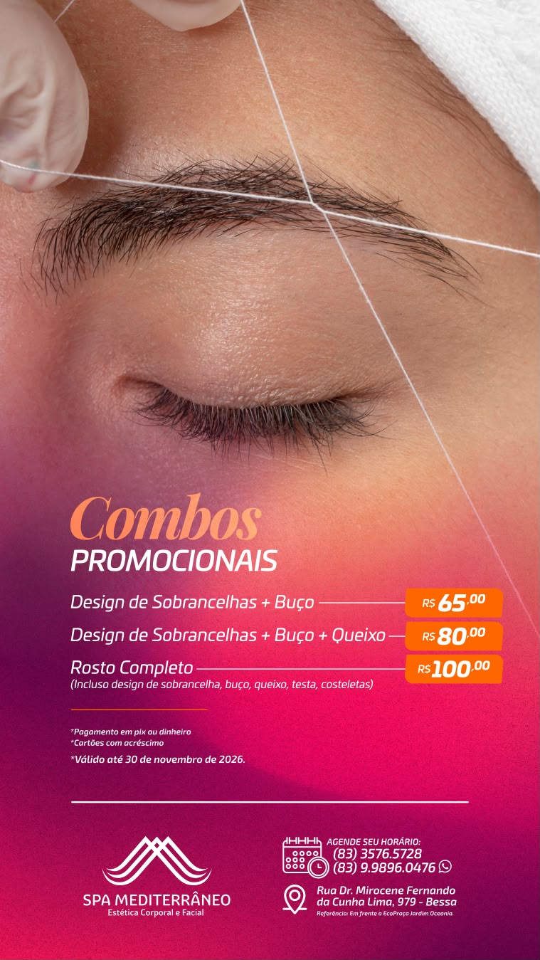 Imagem do serviço Combos de Design e Depilação Facial