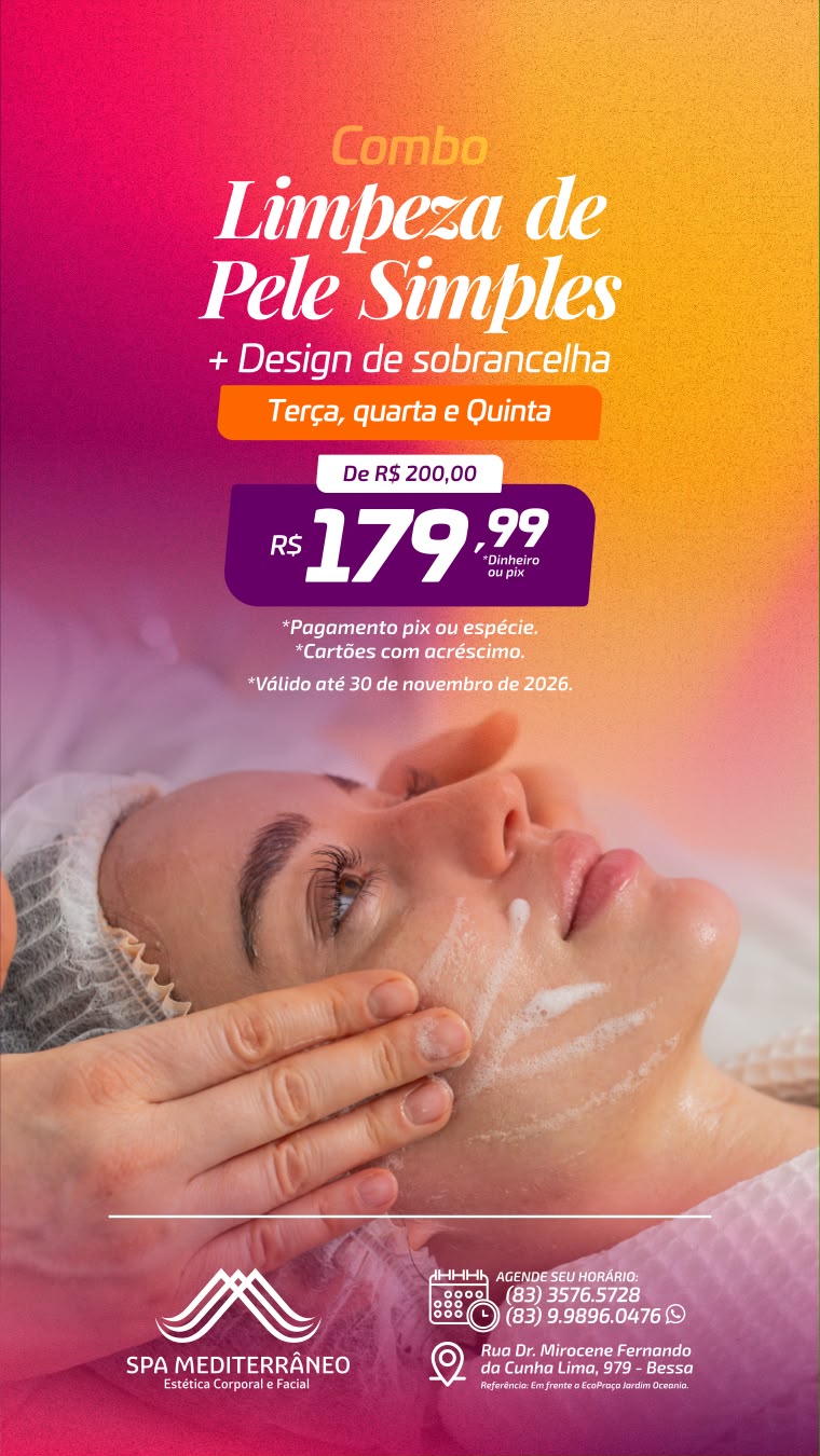 Imagem do serviço Limpeza de Pele Simples + Design de Sobrancelha